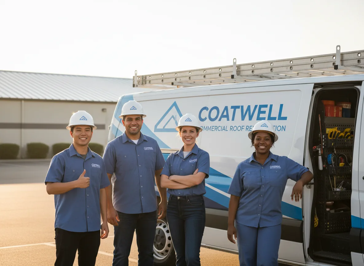 Commercial roof coating company in Otis, KS